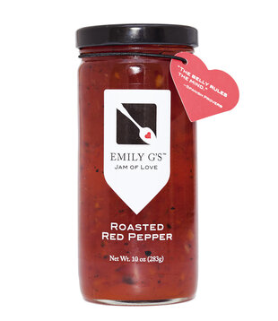 Emily G's Roasted Red Pepper Jam, 10oz. DISCO