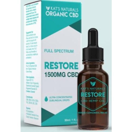 KAT'S NATURALS Kat's Naturals Restore 1500mg 30ml KAT'S NATURALS Kat's Naturals Restore 1500mg 30ml