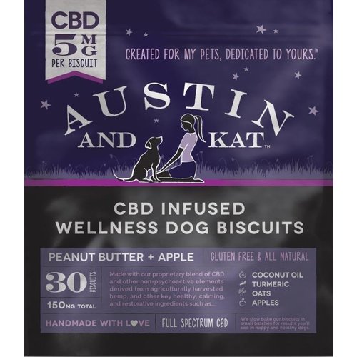 AUSTIN & KAT'S Austin and Kat Wellness Dog Biscuits 5mg, 30ct AUSTIN & KAT'S Austin and Kat Wellness Dog Biscuits 5mg, 30ct