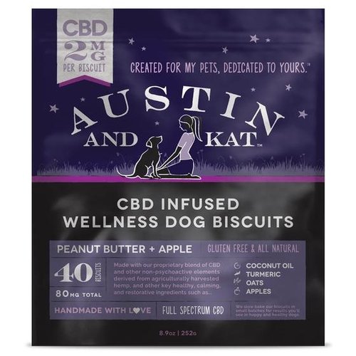 AUSTIN & KAT'S Austin and Kat Wellness Dog Biscuits 2mg, 40ct AUSTIN & KAT'S Austin and Kat Wellness Dog Biscuits 2mg, 40ct