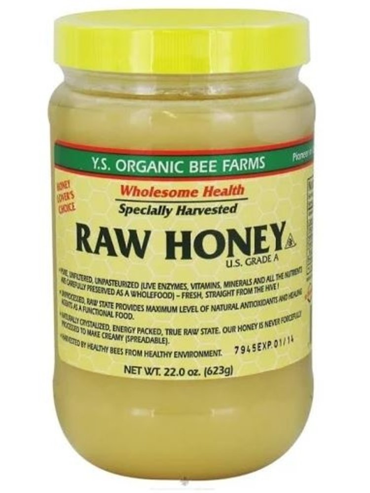 Y. S. Bee Organics Y.S. Bee Organics Raw Honey, 22oz.