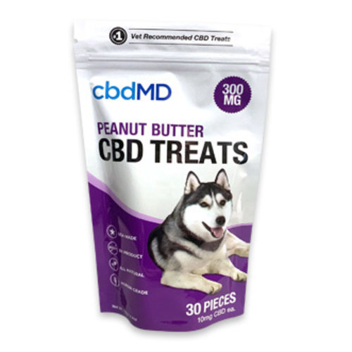 CBDMD cbdMD Dog Treats, Peanut Butter, 4.4oz. 300mg CBDMD cbdMD Dog Treats, Peanut Butter, 4.4oz. 300mg