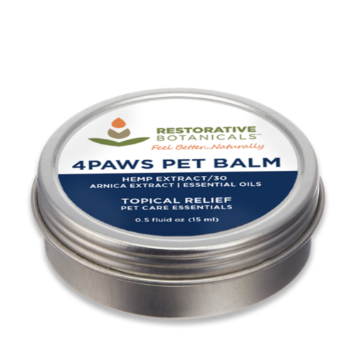 RESTORATIVE BOTANICALS Restorative Botanicals 4Paws Pet Balm 0.5oz RESTORATIVE BOTANICALS Restorative Botanicals 4Paws Pet Balm 0.5oz