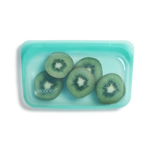 Stasher Stasher Snack Bag - Small, Aqua Stasher Stasher Snack Bag - Small, Aqua
