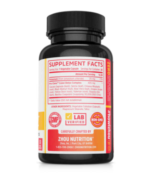 Zhou Nutrition Zhou Pro-Clenz, 30vc