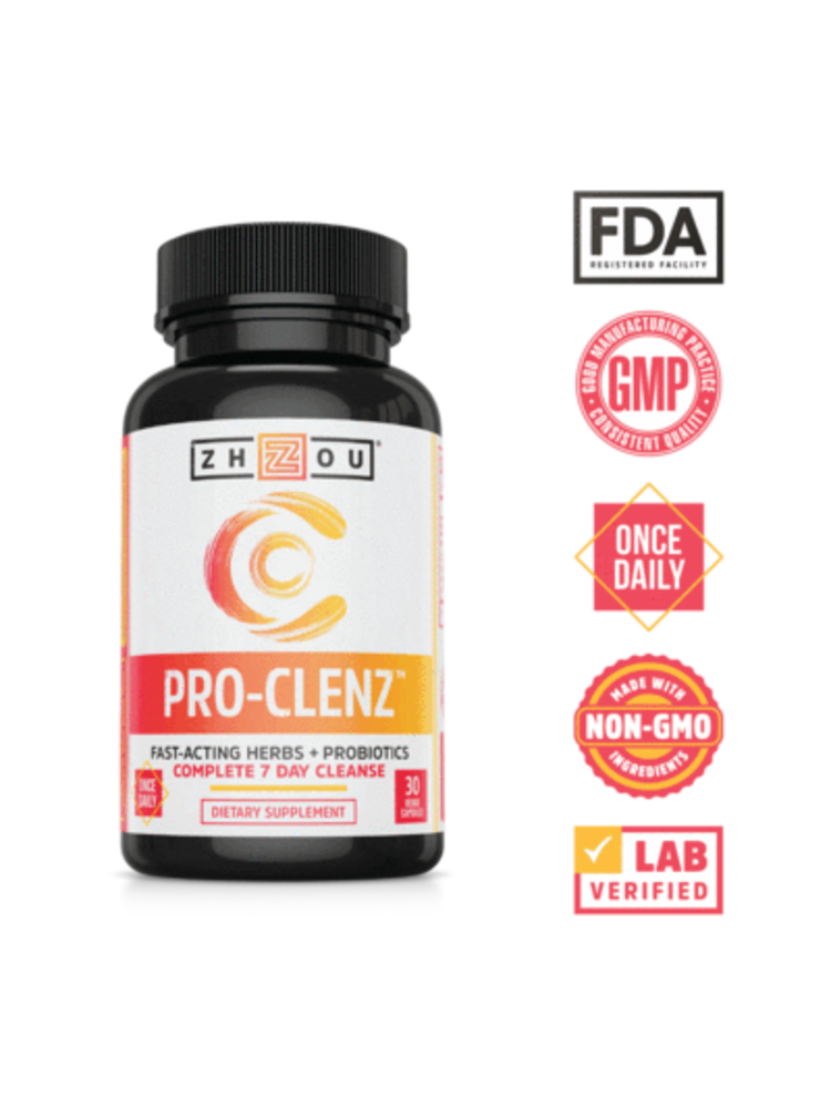 Zhou Nutrition Zhou Pro-Clenz, 30vc