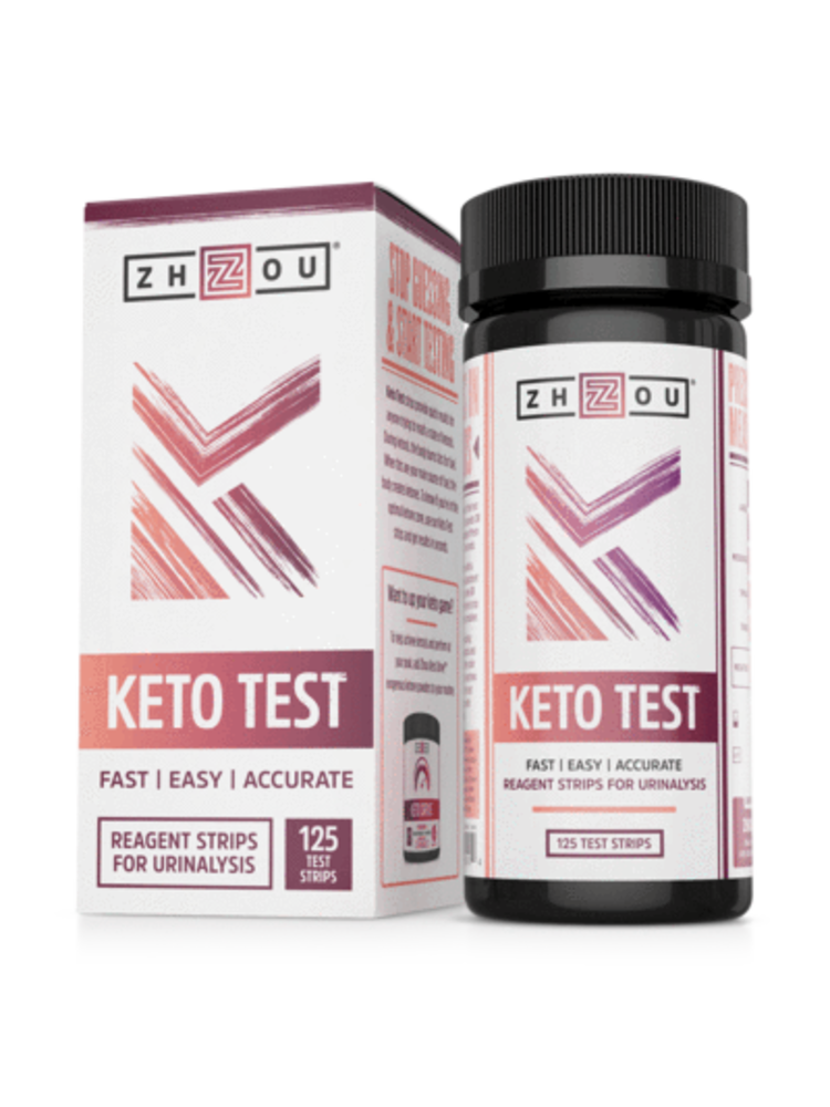 Zhou Nutrition Zhou Keto Test, 125ct