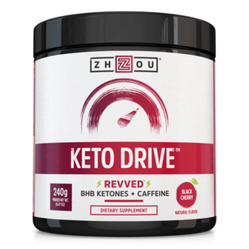 Zhou Nutrition Zhou Keto Drive Ketones, Black Cherry, 8.47oz. Zhou Nutrition Zhou Keto Drive Ketones, Black Cherry, 8.47oz.