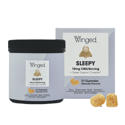 WINGED Winged CBD Sleepy Gummies 10mg, 21ct WINGED Winged CBD Sleepy Gummies 10mg, 21ct