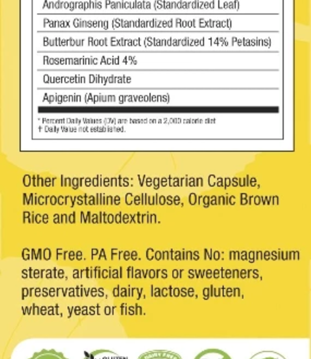 Hybrid Remedies Hybrid Defense HybridAR Rapid Nasal/Sinus Support, 30cp