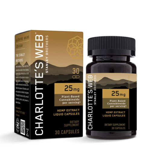 CHARLOTTE'S WEB Charlotte's Web 25mg Liquid Capsules, 30vc CHARLOTTE'S WEB Charlotte's Web 25mg Liquid Capsules, 30vc