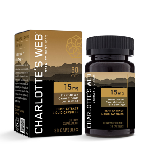 CHARLOTTE'S WEB Charlotte's Web 15mg Liquid Capsules, 60vc SOO CHARLOTTE'S WEB Charlotte's Web 15mg Liquid Capsules, 60vc SOO