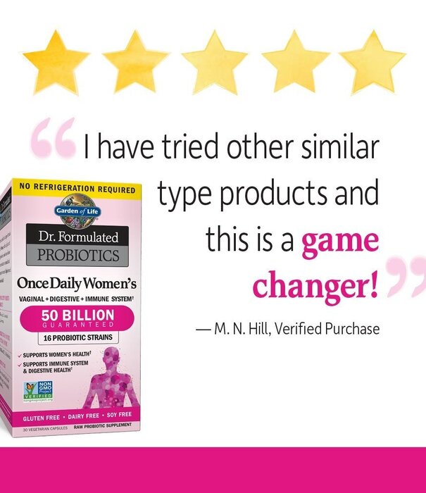 Garden of Life GoL Dr. Formulated Probiotics Once Daily Women's, 30cp