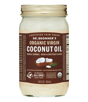 Dr. Bronner's Coconut Oil, Virgin, Whole Kernel, Organic, 14oz.