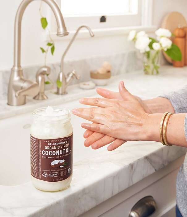 Dr. Bronner's Dr. Bronner's Coconut Oil, Virgin, Whole Kernel, Organic, 14oz.