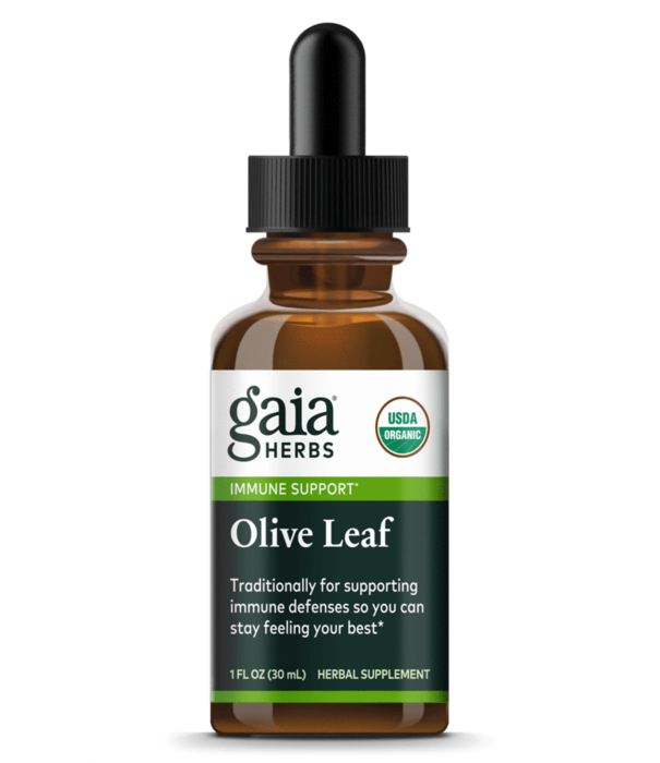 GAIA HERBS Gaia Olive Leaf, 1oz. -DISCO