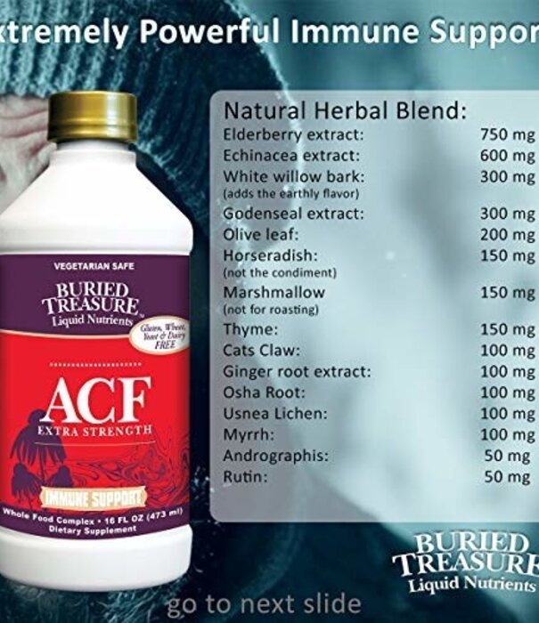 BURIED TREASURE Buried Treasure ACF Extra Strength, 16oz.