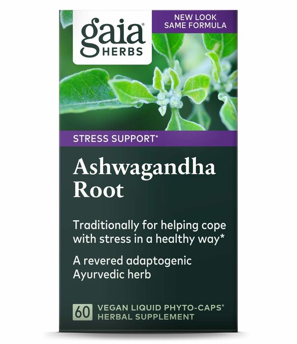 GAIA HERBS Gaia Ashwagandha, 60cp