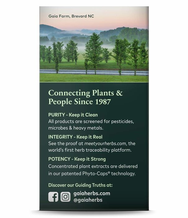 GAIA HERBS Gaia Ashwagandha, 60cp