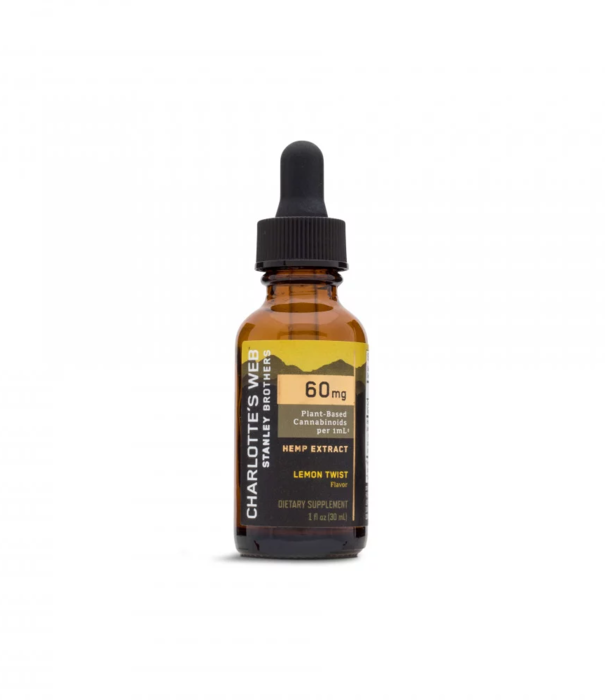 CHARLOTTE'S WEB Charlotte's Web 60mg Oil, Lemon Twist, 30ml