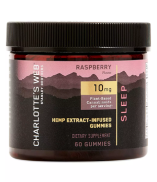 Charlotte's Web Sleep Gummies, Raspberry, 60ct
