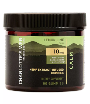 Charlotte's Web Calm Gummies, Lemon Lime, 60ct