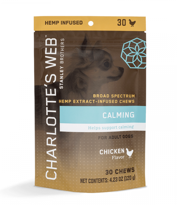 CHARLOTTE'S WEB Charlotte's Web Canine Calming Chews, Chicken, 30ct
