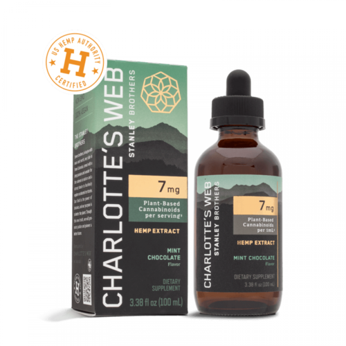 CHARLOTTE'S WEB Charlotte's Web 7mg Oil, Mint Cho, 100ml disco CHARLOTTE'S WEB Charlotte's Web 7mg Oil, Mint Cho, 100ml disco