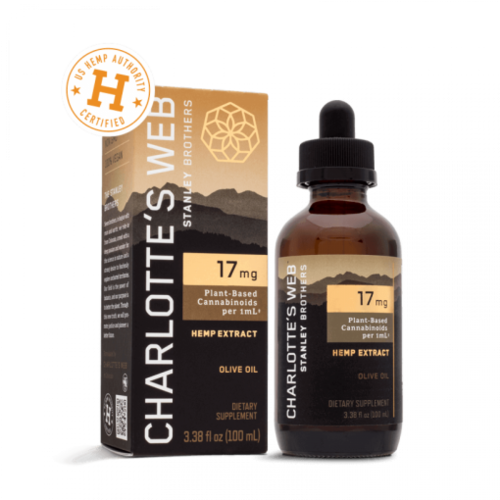 CHARLOTTE'S WEB Charlotte's Web 17mg Oil, Olive Oil, 100ml CHARLOTTE'S WEB Charlotte's Web 17mg Oil, Olive Oil, 100ml