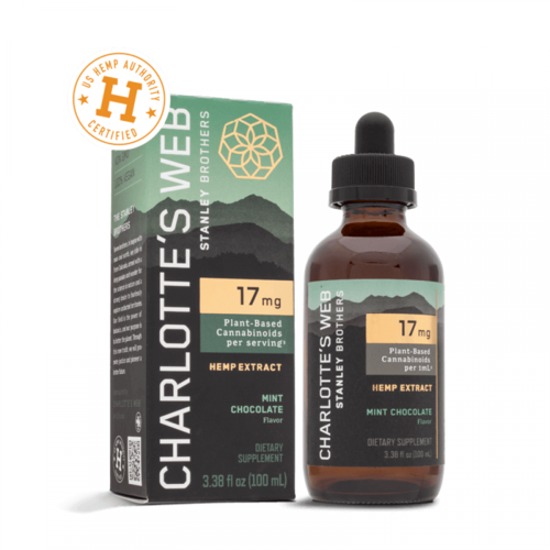 CHARLOTTE'S WEB Charlotte's Web 17mg Oil, Mint Choc, 100ml CHARLOTTE'S WEB Charlotte's Web 17mg Oil, Mint Choc, 100ml