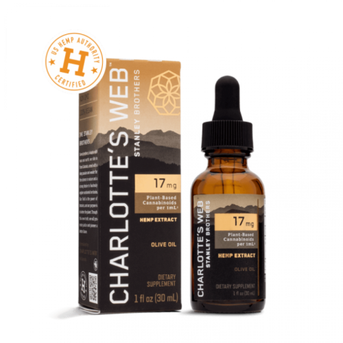 CHARLOTTE'S WEB Charlotte's Web 17mg Oil, Olive Oil, 30ml CHARLOTTE'S WEB Charlotte's Web 17mg Oil, Olive Oil, 30ml