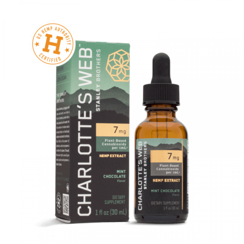 CHARLOTTE'S WEB Charlotte's Web 7mg Oil, Mint Choc, 1oz. CHARLOTTE'S WEB Charlotte's Web 7mg Oil, Mint Choc, 1oz.