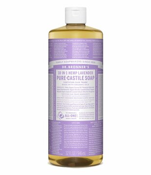 Dr. Bronner's Pure Castile Liquid Soap, Lavender, 32oz. - KEHE