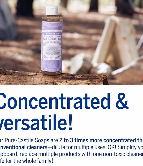 Dr. Bronner's Dr. Bronner's Pure Castile Liquid Soap, Lavender, 8oz.