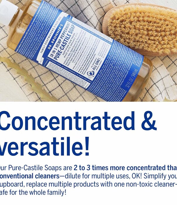 Dr. Bronner's Dr. Bronner's Pure Castile Liquid Soap, Tea Tree, 32oz. - KEHE