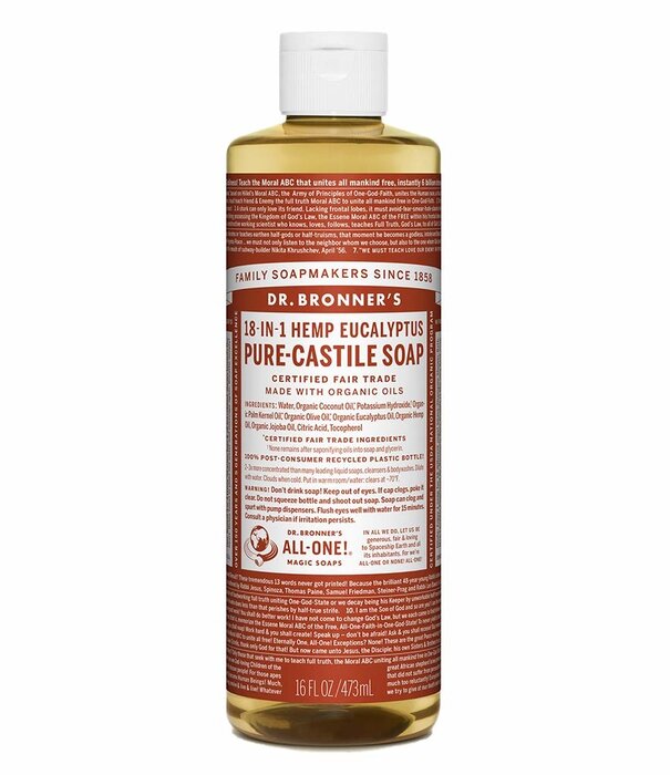 Dr. Bronner's Dr. Bronner's Pure Castile Liquid Soap, Eucalyptus, 16oz.