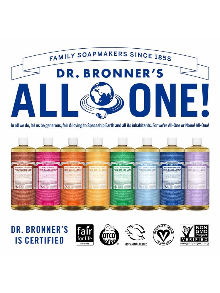 Dr. Bronner's Dr. Bronner's Pure Castile Liquid Soap, Eucalyptus, 16oz.