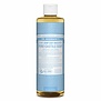 Dr. Bronner's Pure Castile Liquid Soap, Unscented Baby Soap, 16oz.