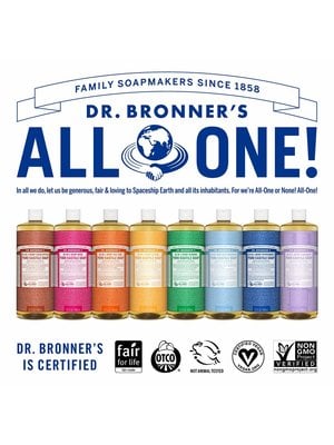 Dr. Bronner's Dr. Bronner's Pure Castile Liquid Soap, Peppermint, 8oz.