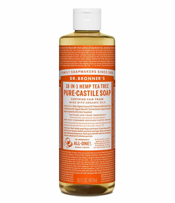Dr. Bronner's Dr. Bronner's Pure Castile Liquid Soap, Tea Tree, 16oz.
