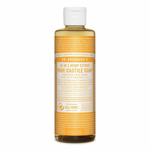 Dr. Bronner's Dr. Bronner's Pure Castile Liquid Soap, Citrus, 8oz.