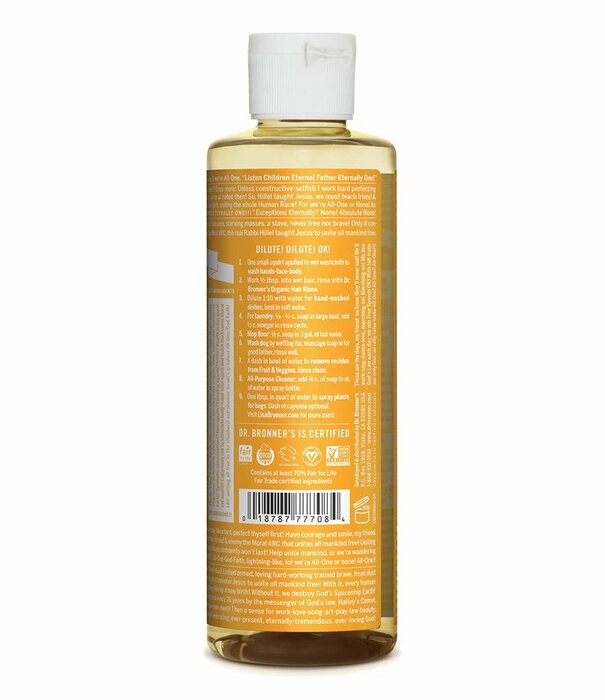 Dr. Bronner's Dr. Bronner's Pure Castile Liquid Soap, Citrus, 8oz.