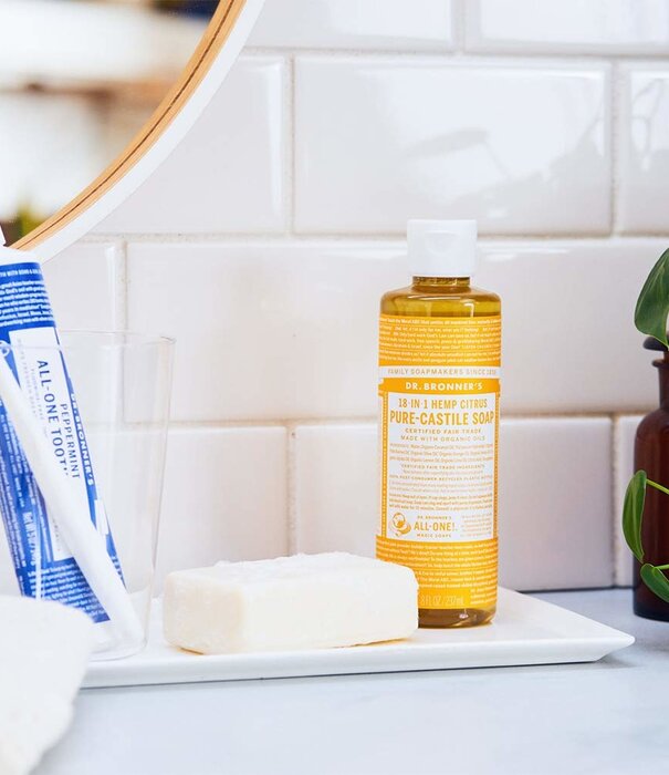 Dr. Bronner's Dr. Bronner's Pure Castile Liquid Soap, Citrus, 8oz.