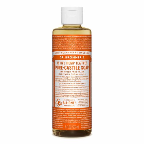 Dr. Bronner's Dr. Bronner's Pure Castile Liquid Soap, Tea Tree, 8oz.