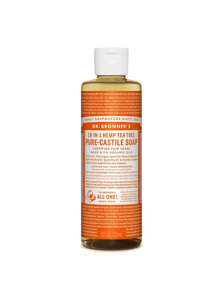 Dr. Bronner's Dr. Bronner's Pure Castile Liquid Soap, Tea Tree, 8oz.