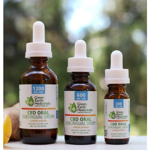 GREEN EARTH MEDICINALS Green Earth Medicinals Oral Formula Lemon Ginger, 2oz.