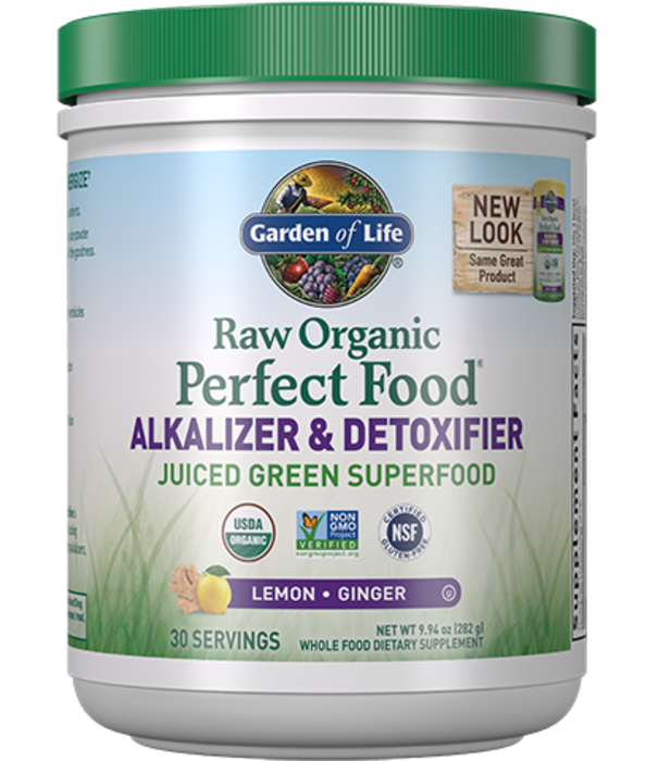 Garden of Life GoL Raw Organic Perfect Food, Alkalizer & Detoxifier, 10.1oz.