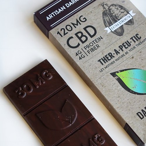 THERAPEUTIC TREATS Therapeutic Treats 70% Dark Chocolate, 120mg, 2oz. THERAPEUTIC TREATS Therapeutic Treats 70% Dark Chocolate, 120mg, 2oz.