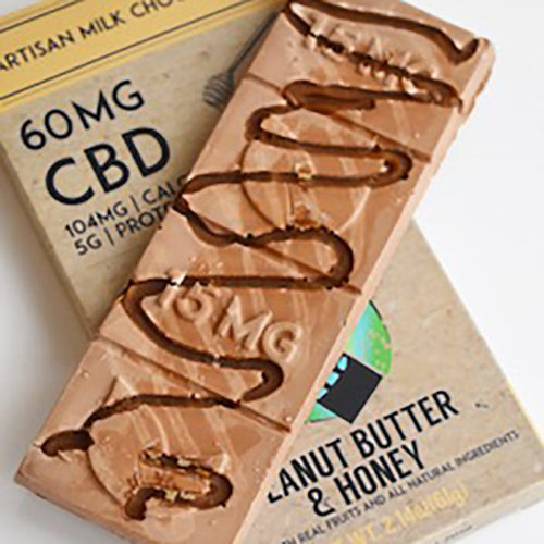THERAPEUTIC TREATS Therapeutic Treats PB & Honey Milk Chocolate, 60mg, 2.43oz. - DISCO THERAPEUTIC TREATS Therapeutic Treats PB & Honey Milk Chocolate, 60mg, 2.43oz. - DISCO