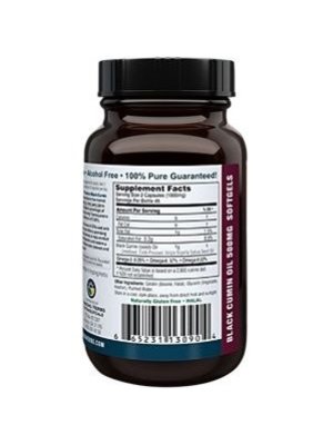 AMAZING HERBS Amazing Herbs Premium Black Seed Oil 500mg, 90sg